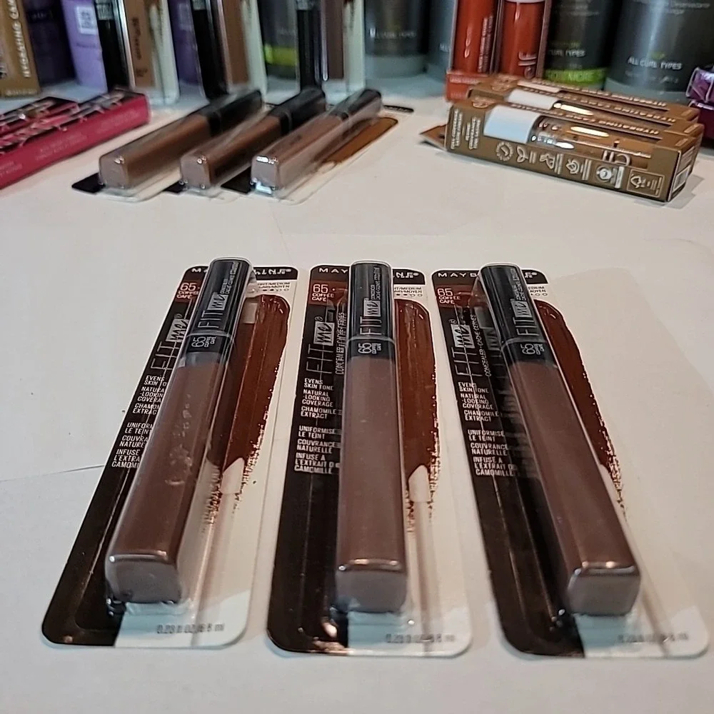 Lot of 3 | Maybelline Fit Me Liquid Concealer #65 Coffee NEW Sealed Makeup